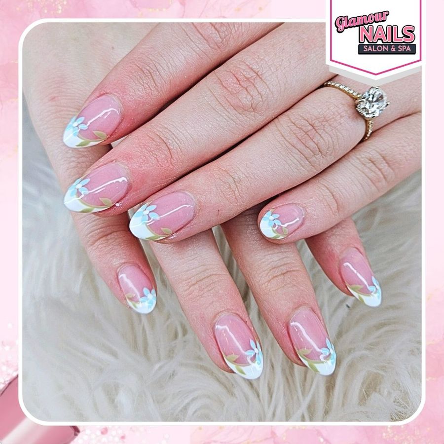 winter nails at Glamour Nails Salon & Spa